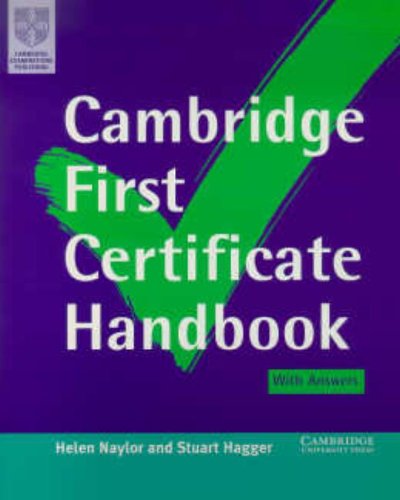 Cambridge First Certificate Handbook with Answers (Cambridge First Certificate Skills)