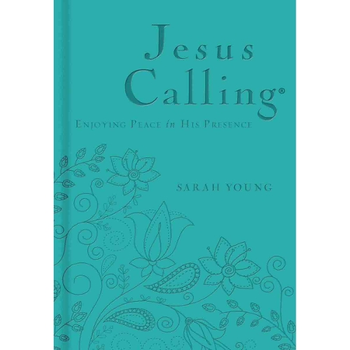 Jesus Calling, Teal Leathersoft, with Scripture References