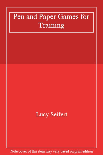 Pen and Paper Games for Training