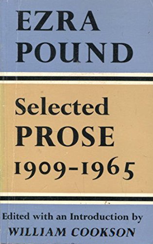 Selected Prose: Pound