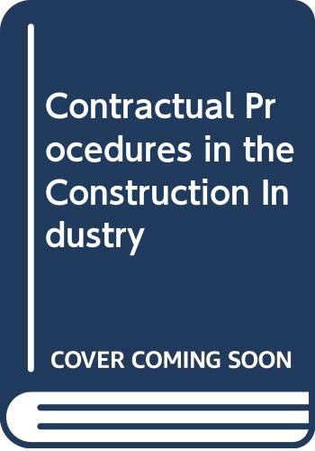 Contractual Procedures in the Construction Industry