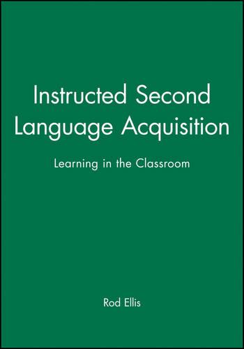 Instructed Second Language Acquisition