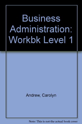 Business Administration: Workbk Level 1