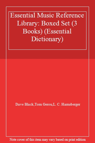 Essential Music Reference Library: Boxed Set (3 Books) (Essential Dictionary)