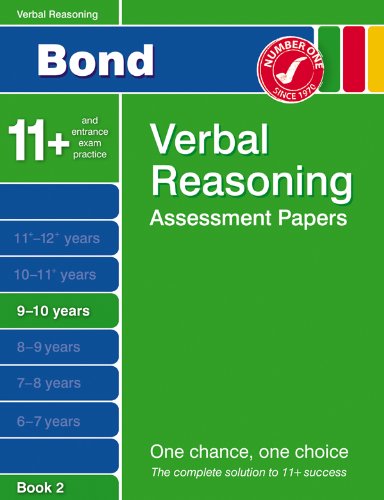 Bond Verbal Reasoning Assessment Papers 9-10 years Book 2