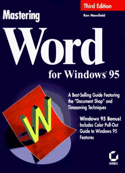Mastering Word X for Windows 95