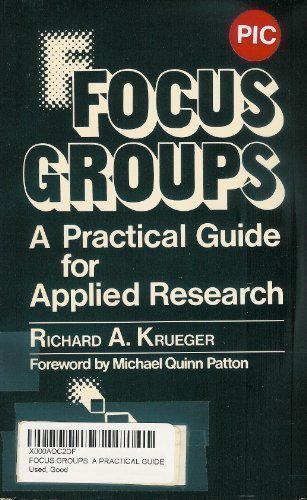 Focus Groups: A Practical Guide for Applied Research