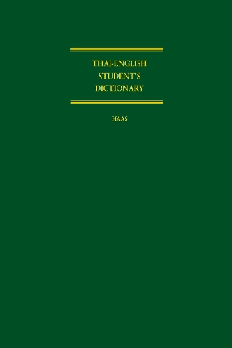 Thai-English Student's Dictionary