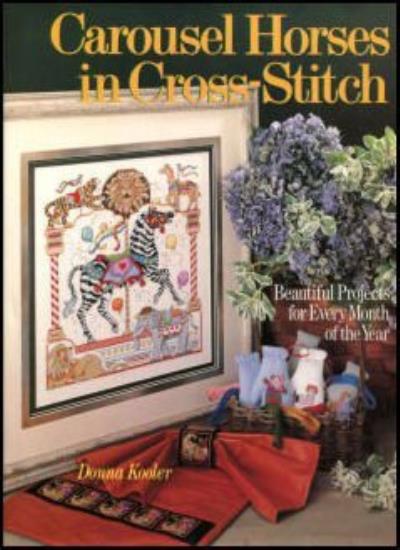 Carousel Horses in Cross Stich
