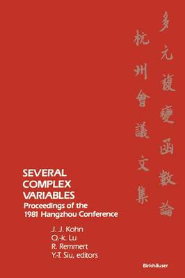 Several Complex Variables