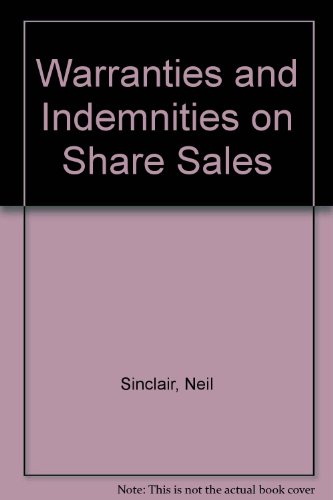 Warranties and Indemnities on Share Sales