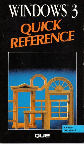 Windows 3 Quick Reference