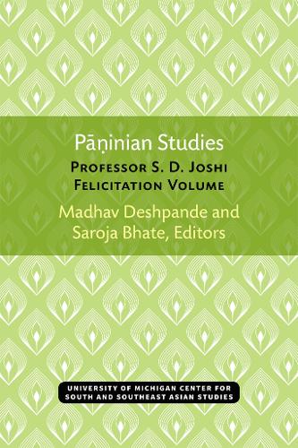 Paninian Studies