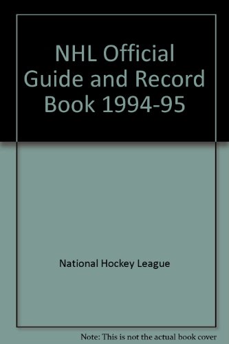 NHL Official Guide and Record Book 1994-95