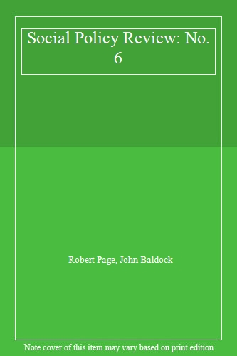 Social Policy Review: No. 6
