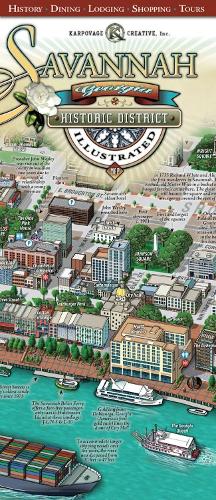 Savannah Historic District Illustrated Map