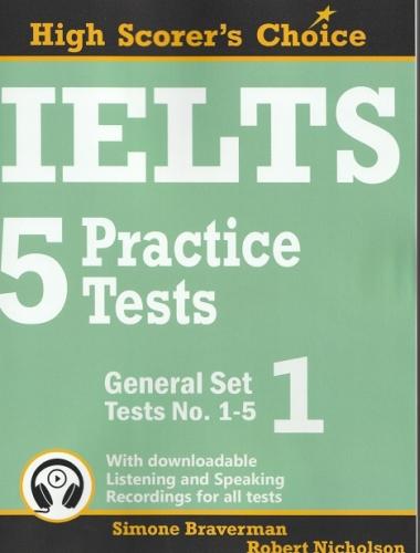 IELTS 5 Practice Tests, General Set 1