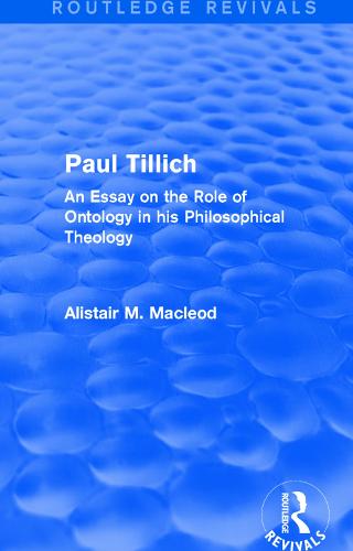 Routledge Revivals: Paul Tillich (1973)