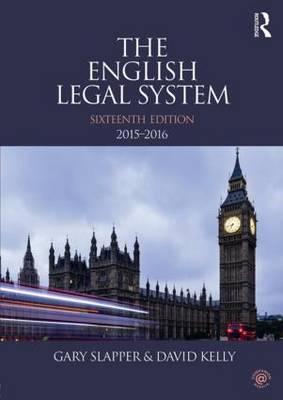 The English Legal System: 2015-2016