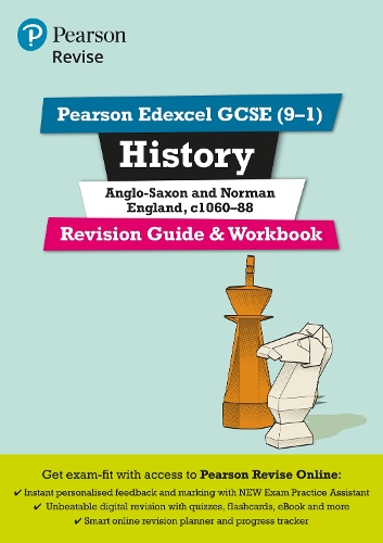 Pearson REVISE Edexcel GCSE History Anglo-Saxon & Norman England Revision Guide & Workbook incl. online revision and quizzes - for 2026, 2027 exams