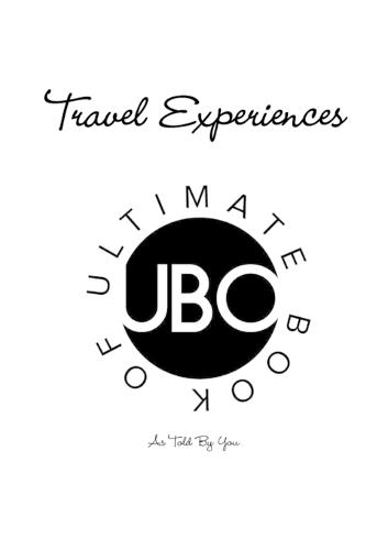 Ultimate Book of : Travel Experiences