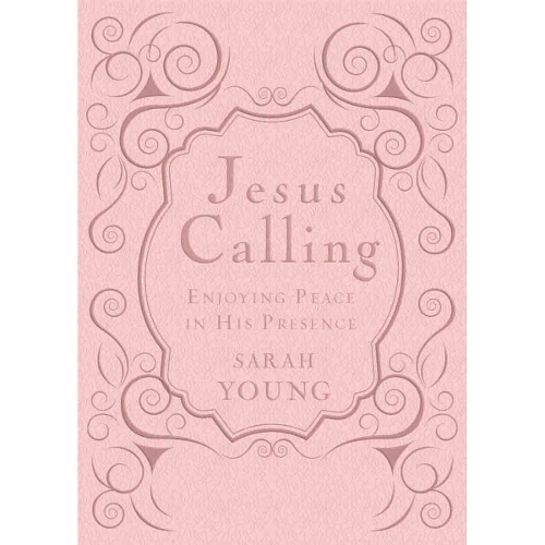 Jesus Calling, Pink Leathersoft, with Scripture References
