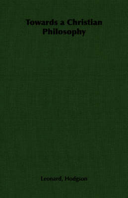 Towards a Christian Philosophy