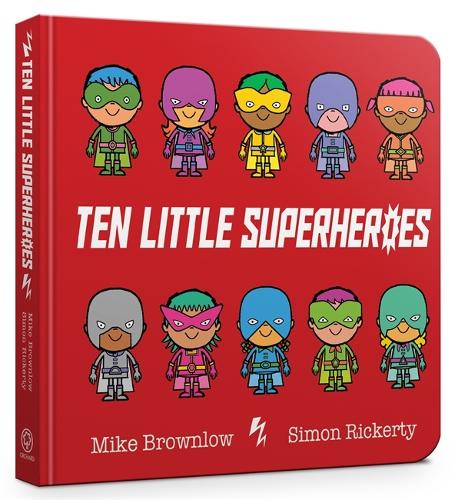 Ten Little Superheroes Board Book