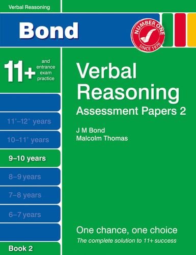 New Bond Assessment Papers Verbal Reasoning 9-10 Years Book 2