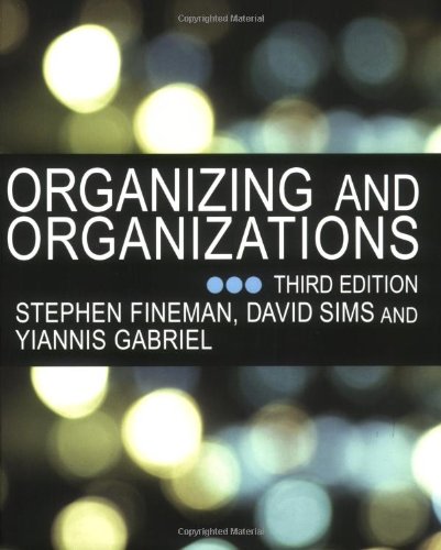 Organizing and Organizations