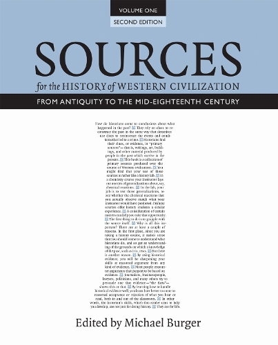 Sources for the History of Western Civilization, Volume I