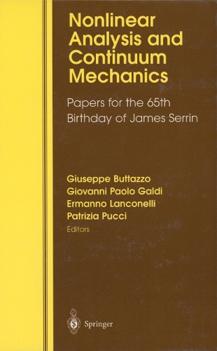 Nonlinear Analysis and Continuum Mechanics