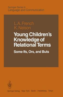 Young Children’s Knowledge of Relational Terms