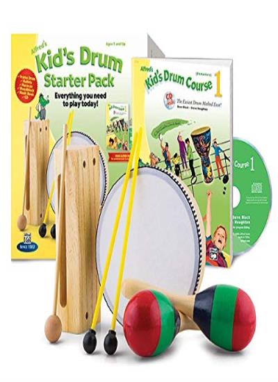 Alfred'S Kid's Drum Course Starter Pack: Book, CD+Accessories