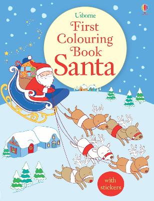 First Colouring Book Santa (First Colouring Books with stickers)