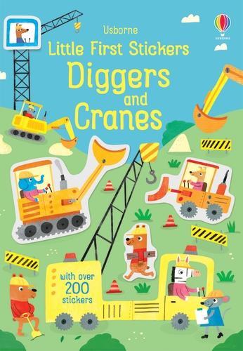 Little First Stickers Diggers and Cranes