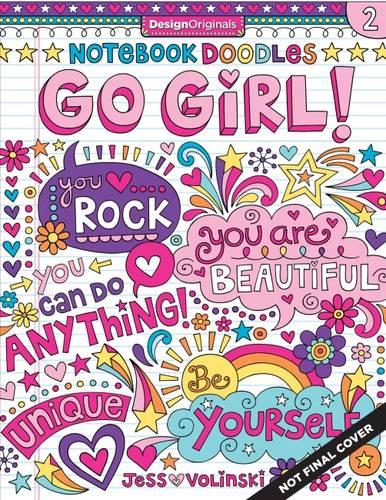 Notebook Doodles Go Girl! (New) | Jess Volinski | 9781497200159 | Awesome Books
