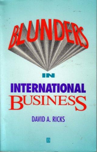 Blunders in International Business