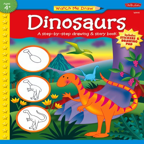 Dinosaurs: A Step-by-Step Drawing and Story Book (Watch me Draw)