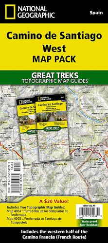 Camino de Santiago - Camino Frances West Map Pack Bundle