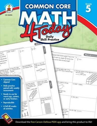 Common Core Math 4 Today, Grade 5