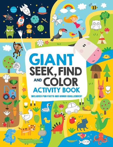 Giant Seek, Find and Color Activity Book