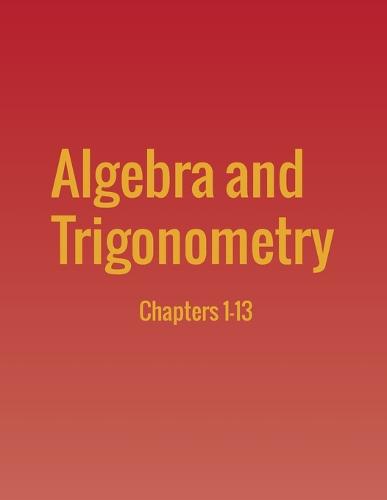 Algebra and Trigonometry