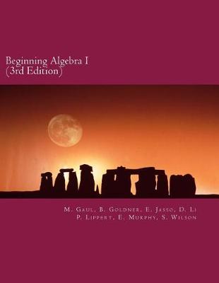 Beginning Algebra I (3rd Edition)