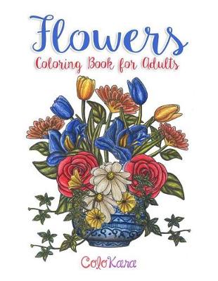 Flowers Coloring Book for Adults