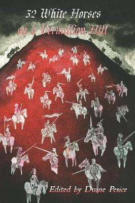 32 White Horses on a Vermillion Hill