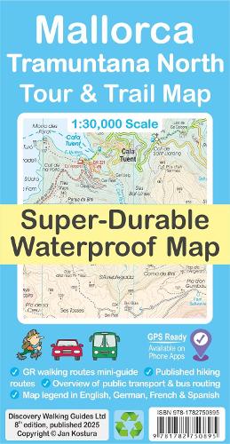 Mallorca - Tramuntana North Tour & Trail Map