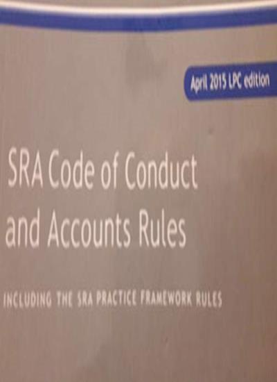 SRA Code of conduct and account rules