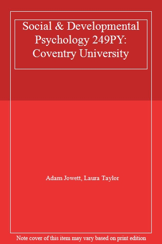 Social & Developmental Psychology 249PY