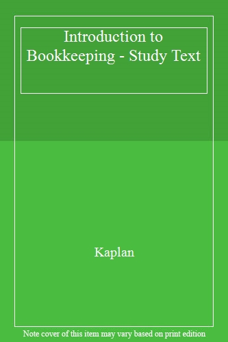 Introduction to Bookkeeping - Study Text